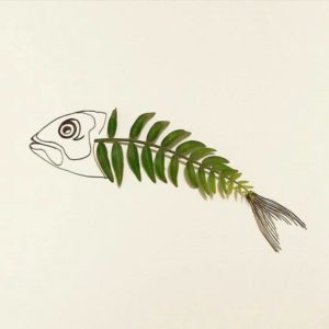 02. Fish Leaves - Amazing Illustrations & Drawing (2)