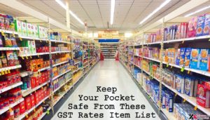Featured Image - GST Rates Item Wise List