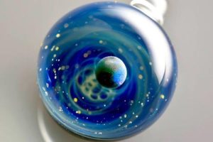 Galaxy Pendants Made from Glass (10)