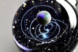 Galaxy Pendants Made from Glass (2)