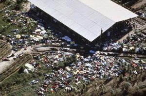 11. Aerial view of Jonestown - Most Disturbing Pictures