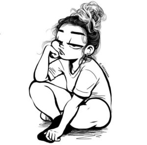 2. Half Sleep - Girls Comic Images