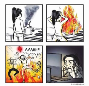 5. The Destruction - Girls Comic Images