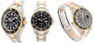 A. Rolex Sea-Dweller Solid -Two Tone Watches